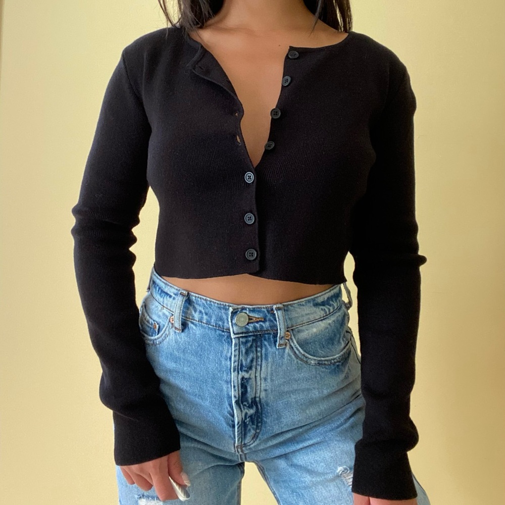 NWT Brandy Melville Black Cardigan